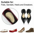 thumbnail image 4 of Arch Support Shoe Insoles for Flat Feet, Gel Arch Inserts for Plantar Fasciitis, Adhesive Arch Pad for Relieve Pressure and Feet Pain- 3 Pairs (Beige, 3 Count (Pack of 1)), 4 of 10
