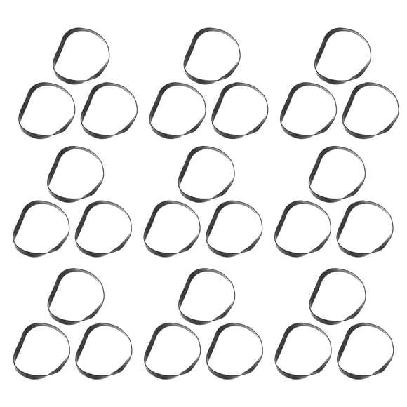 Luxshiny 50Ud Bandas Elásticas Gruesas Negras Ideales Para Camping Senderismo Y Uso Doméstico