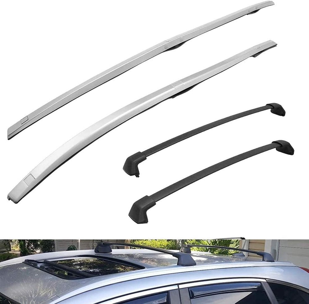 4Pcs Roof Rack for 2012-2016 Honda CRV Cross Bars + Side Rails Luggage Carrier