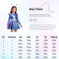 thumbnail image 7 of Sholeno Girls Shiny Metallic Outer Space Alien Outfits Green 12, 7 of 7
