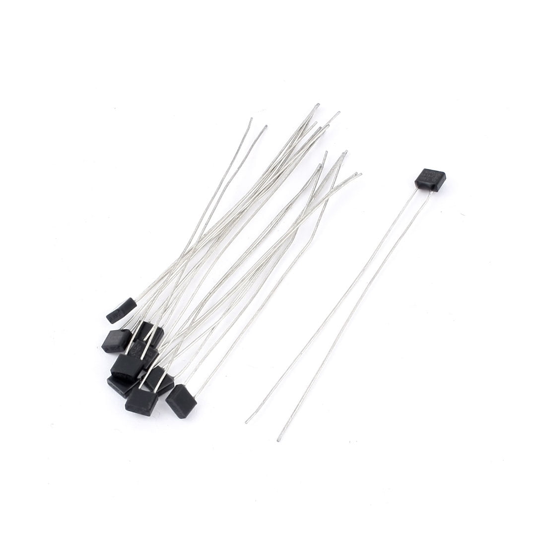 100PCS RH Temperature Fuse 2A 250V 110°C – Thermal Fuse For Fan Motor & Appliance Overheat Protection