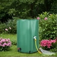 thumbnail image 4 of Happydeer Rain Barrel 100 Gallon Collapsible Portable Water Storage Tank, Faucet with Switch, Rain Barrel Water Collection System, Rainwater Collector, 4 of 11