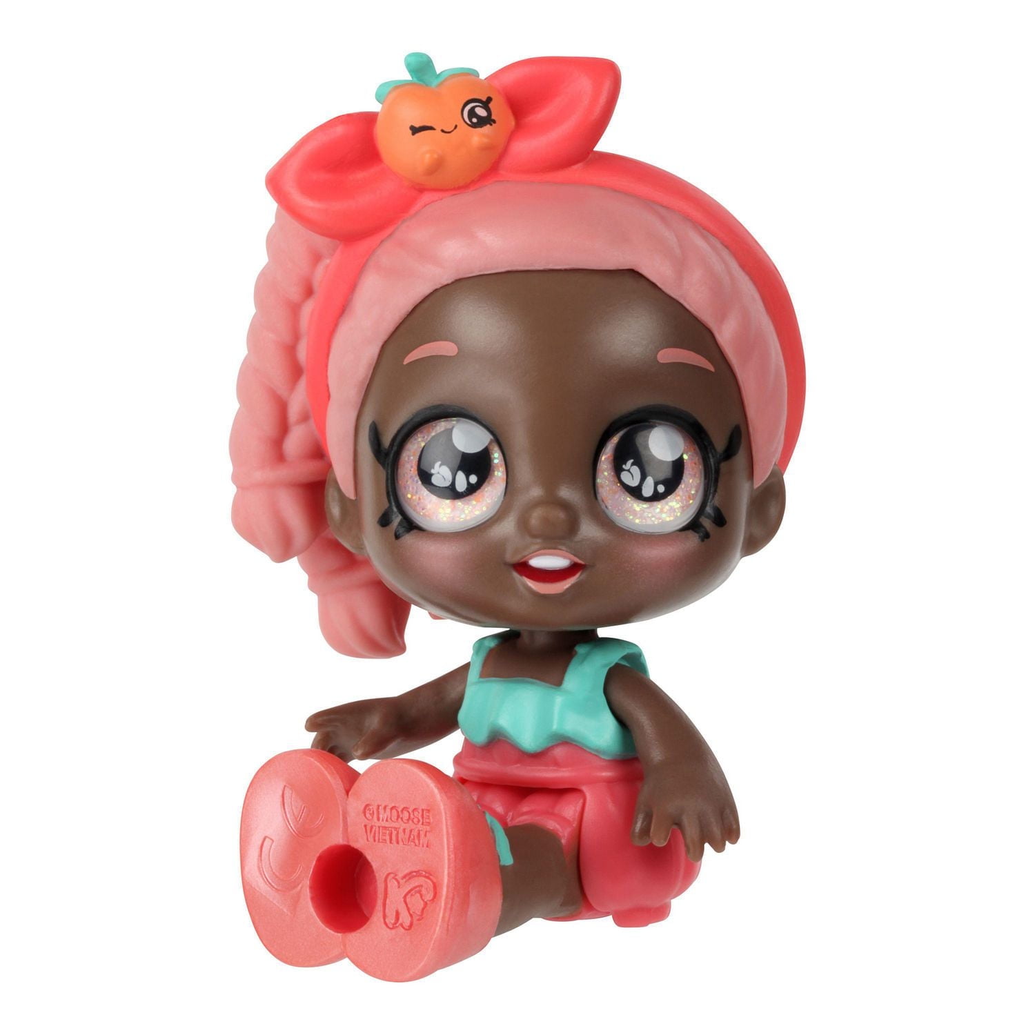 Kindi Kids Minis - Summer Peaches - Mini Bobble Head Doll
