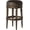 Walnut, variant on Maven Lane Pullman Backless Bar Stool in Reclaimed Oak Finish w/ Ronan Stone Vegan Leather