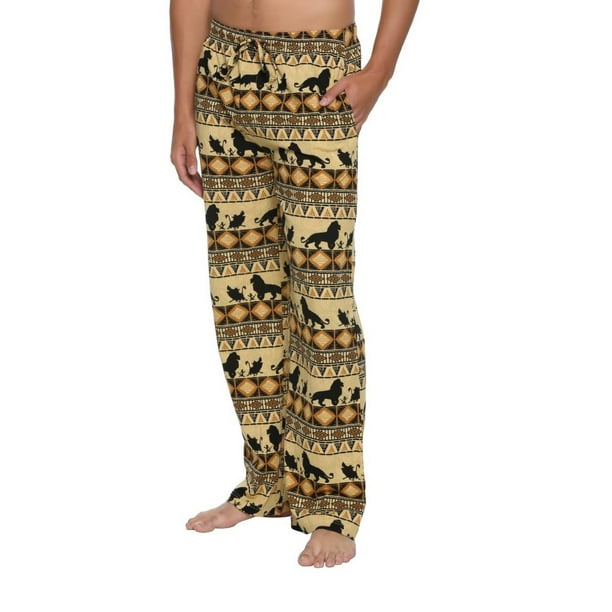 Disney Mens Pajama Pants Loungewear Sweatpants, The Lion King 