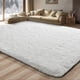thumbnail image 1 of Alfombra Merelax Suave de Peluche Esponjoso 152x244 cm Marfil, 1 of 7