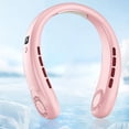 thumbnail image 2 of JShteea Ventilador Cuello Sin Aspas Ventilador Eléctrico USB Recargable (estándar Rosa), 2 of 6