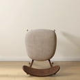 thumbnail image 7 of Upholstered Dining Chairs,  Solid FAS Grade North American Oak, 100% Natural Dirt-Free Hardwood, Comfortable Wooden Chairs for Dining Table or Living Room, Walnut + Fog Gray, 7 of 7