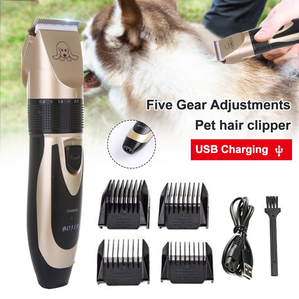 silent electric razor for pets