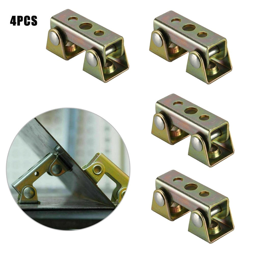 4Pcs V Type Adjustable Magnetic Welding Clamps Holder Suspender Fixture Pads 