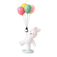 thumbnail image 2 of Figura de conejito globo, adornos de mesa de resina nórdica, figura de conejito volador para Azul, 2 of 9