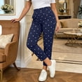 thumbnail image 5 of Women's Stretchy Yoga Pants with Pockets, Elastic Mid Waisted Slim Fit, Moisture Wicking 4-Way Stretch, Casual Athletic Gym Running Fitness Outdoor, Womens Sports Trousers, 5 of 7