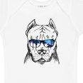 thumbnail image 4 of Inktastic Pitbull Sketch Portrait with Sunglasses Boys or Girls Baby Bodysuit, 4 of 5