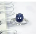 thumbnail image 5 of thejewelryart Natural Blue Star Sapphire Ring Sterling Silver Jewelry Stunning Oval-Cut Gem Perfect for Engagements, Anniversaries Rose Gold 5.5, 5 of 5