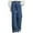 02-Dark Blue, variant on Atogsazn Children's Girls Jeans Kids Casual Elastic Waist Denim Pants Full Lenght Straight Leg Pants for Child 01-Blue 8 Years