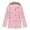Pink, variant on Cameland Rain Jacket Women Fall Winter Lightweight Waterproof Raincoat Casual Windbreaker Outdoor Hooded Trench Coats