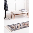 thumbnail image 4 of Unique Loom Aramis Collection Area Rug - Rio (2' x 6' Runner Blue/Cream), 4 of 9