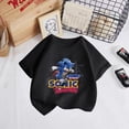 thumbnail image 5 of 2024 Ropa para niños y niñas de Sonic de 2 a 12 años Camiseta para parejas Ropa para niños Verano Madre Niños, 5 of 5