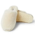 thumbnail image 2 of Fireside By Dearfoams Women's Shelly Beach Genuine Shearling Fuzzy Scuff Slipper, 2 of 5