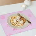 thumbnail image 6 of Hello Kitty Placemats for Dining Table Set of 4, Decorative Place Mats for Kitchen Table Heat Insulation Stain Resistant Table Mats 12 X 18 Inch, 6 of 8