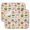 Happy Owl wi, variant on 2pcs Leafy Tropical Heat Resistant Drying Pad Super Absorbent Microfiber Kitchen Mat Multipurpose & Durable