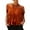 Orange, variant on FNFYFH Velvet Shirts for Women Vintage Embroidery Velour Cropped Peplum Top Lace Short Sleeve Holiday Party T-Shirt Winter Clothes