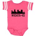 thumbnail image 3 of Inktastic Wichita Kansas City Skyline Boys or Girls Baby Bodysuit, 3 of 5