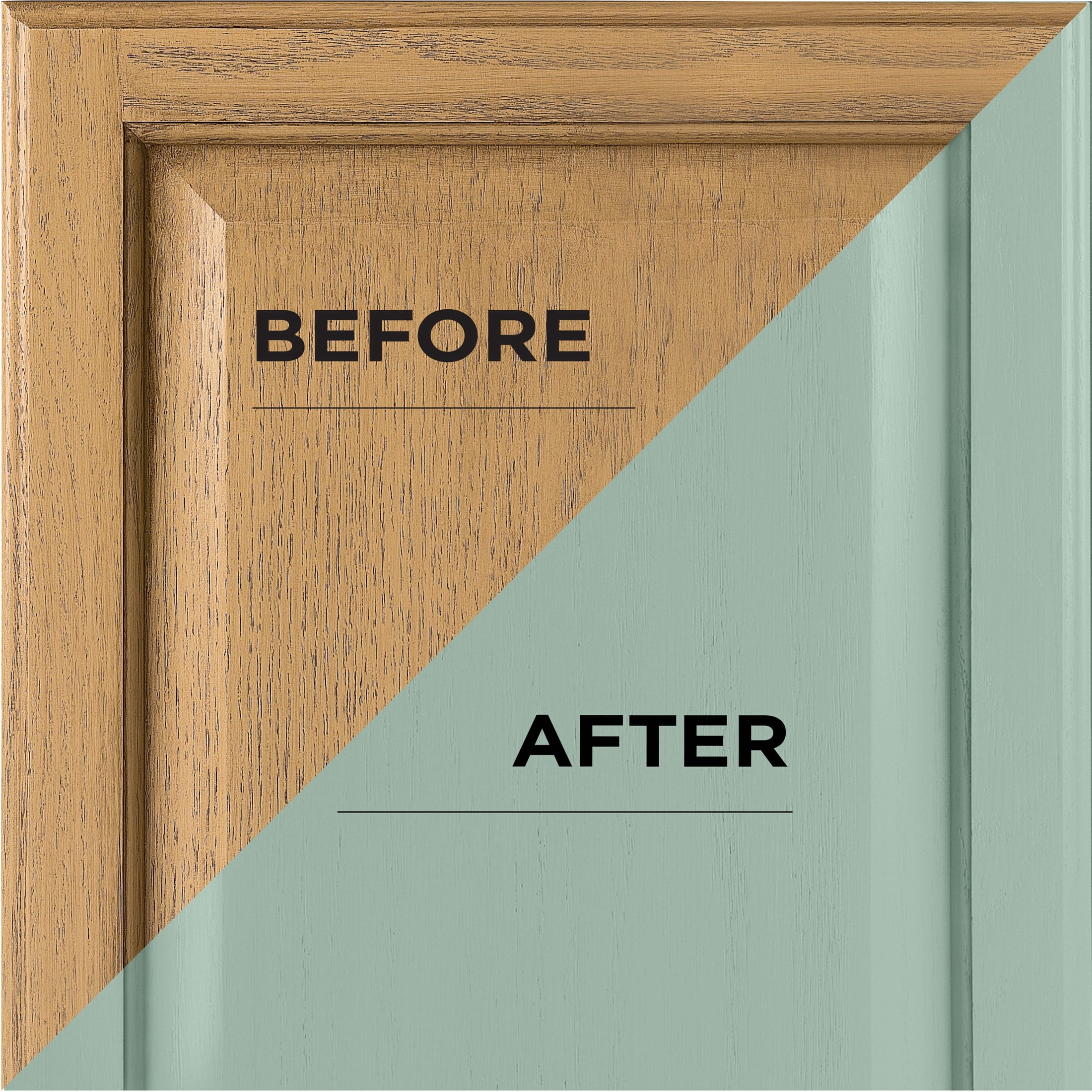 Sage Smudge, Rust-Oleum Cabinet Transformations Satin Coating Kit-37467901T, Quart