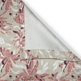 thumbnail image 5 of Ambesonne Floral Grommet Curtain, Pastel Florets, 50" x 96", Beige Coral Maroon, 5 of 6