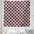 thumbnail image 1 of Geometric Tapestry, Grid Style Checkered Pattern with Cool Vivid Squares Geometrical Retro Motifs, Fabric Wall Hanging Decor for Bedroom Living Room Dorm, 5 Sizes, Multicolor, by Ambesonne, 1 of 1