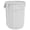 White, variant on 20 Gallon Heavy Duty Vented Trash Can, Round Utility Waste Container with Pro Handles, Commercial Indoor Outdoor Garbage Bin, Blue