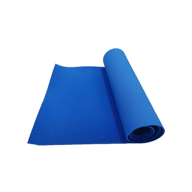 Fitness Esterilla de yoga de 4 mm de grosor, antideslizante, color azul, para uso en interiores y exteriores Tmvgtek Para Estrenar