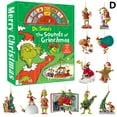 thumbnail image 3 of Calendario de Adviento de Navidad Caja sorpresa de Grinch de Navidad Árbol de Navidad Colgante de monstruo verde Adornos acrílicos Caja sorpresa de Navidad, 3 of 5