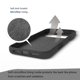 thumbnail image 4 of Funda de silicona negra EUMADOVE para iPhone 17 Pro con protección ضد golpes, 4 of 9