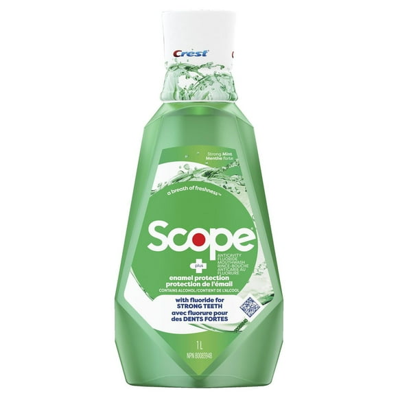 Rince-bouche Crest Scope Protection de l’émail, Menthe forte