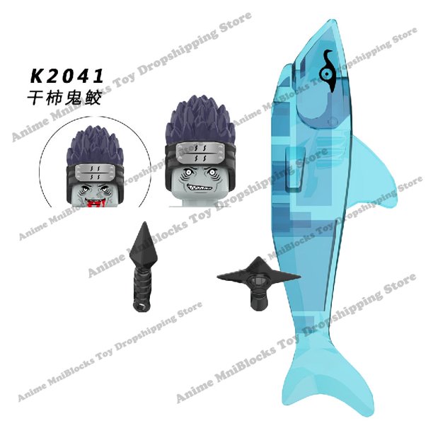 Naruto Sasuke Sakura Kakashi Obito Jiraiya Tsunade muñecas de anime Mini figuras de juguete de acción dibujos animados ensamblar bloques chico regalo de cumpleaños Dengxun unisex