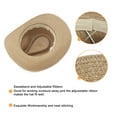 thumbnail image 5 of Straw Cowboy Hat for Women Men Western Sun Hat Wide Brim Summer Belt Cowgirl Hats, 5 of 6