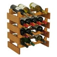 thumbnail image 1 of Wooden Mallet Dakota 16 Bottle Floor Wine Rack, 1 of 4