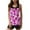 Hot Pink, variant on Women's Two Piece Set Fashion Tankini Vintage Printed Swimsuit High Waisted Tummy Control Beachwear Swimwear Conservative Summer