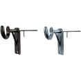 thumbnail image 4 of Spark Innovators Silver Tap Bracket Curtain Rod Mounting Brackets, No Drilling No Holes in Wall, As Seen on TV, 4 of 6