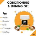 thumbnail image 5 of Dip n Grip Argan and Coconut Oil Shining & Conditioning Gel Frizz Control Unisex All Hair Types 6oz, 5 of 7