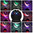 thumbnail image 2 of Proyector de luz nocturna HONGID Star con rotación de 360°, 16 colores, 2 of 6