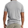 thumbnail image 6 of Mens Shirts Casual Summer Workout Business Outdoor Work Shirt Button Neck Short Sleeve Shirts with Pocket, 6 of 7