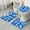 Pioneer Flower Floral-1, variant on Pioneer Flower Floral Print Pattern Bathroom Rugs Sets 3 Piece,Toilet Cover Set,Absorbent Non Slip Bathroom Mats Sets with U-Shaped Contour Rug Toilet Rug Set