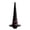 C, variant on Miwamany Black Wizard Hat Taper Halloween Candles, Gothic Long Burning Wax Candle, Spooky Compact Freestanding Decorative Candle for Mantel Table Party Halloween Atmosphere Layout