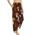 thumbnail image 2 of Junzan Woodland Mushroom Women'S Pajama Pants Drawstring Comfy Sleep Bottoms With Pockets, 2 of 9