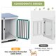 thumbnail image 5 of Yeshouse Muebles de caja de perro de 40 pulgadas, mesa de fin de caja de perro de madera para perros medianos con puertas dobles, mesa de fin resistente a masticpara la sala de estar del dormitorio, 5 of 7