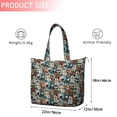thumbnail image 4 of Multicolor Bigfoot and Text Pattern Travel Tote Bags for Women Carry On,Large Weekender Bags for Women Travel,Multi Functional Duffle Bag for Work,Shopping,Sports, 4 of 5