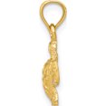 thumbnail image 3 of 14K Yellow Gold Turtle Pendant (19 X 8) Made In United States k3297, 3 of 6
