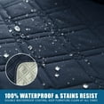 thumbnail image 6 of 100% Waterproof Recliner Sofa Cover 2 Seat Reclining Couch Cover for 2 Cushion Couch Waterproof Recliner Sofa Protector Cover Pets with Non Slip Backing and Strap, 6 of 8